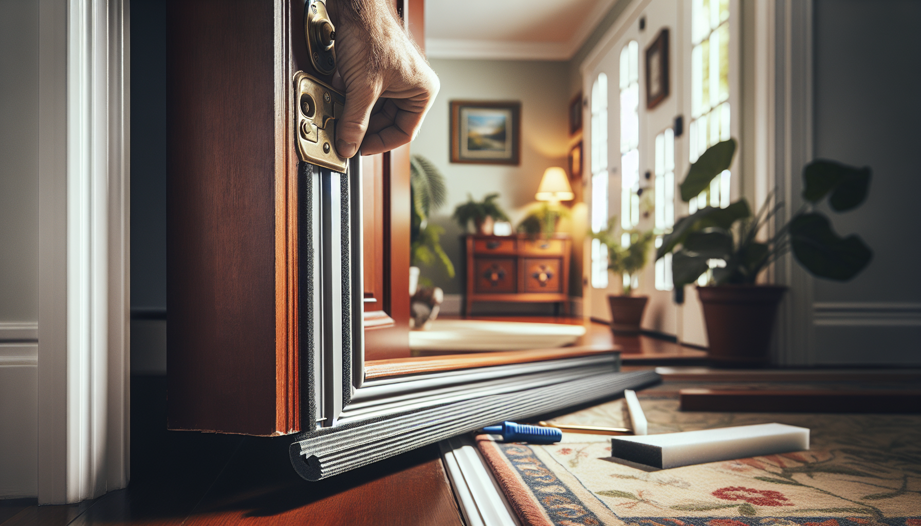 Remplacer le joint d'une porte d'entrée